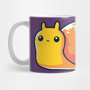 Orange fruit snail Mug